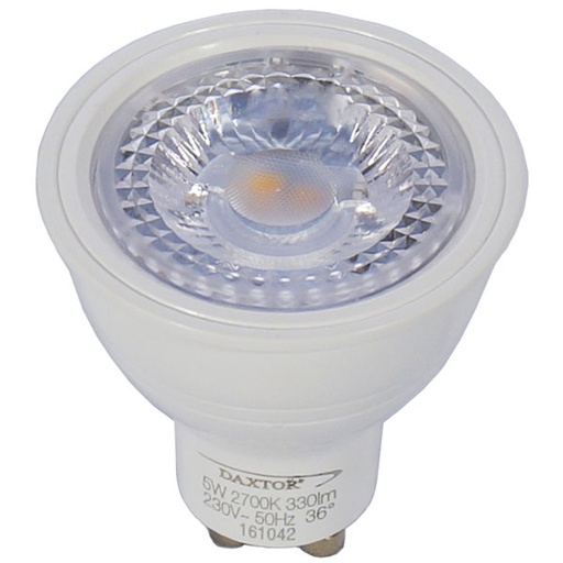 [410014] LED 5W 2700K 315Lm 38°  Ra80+ (A+)