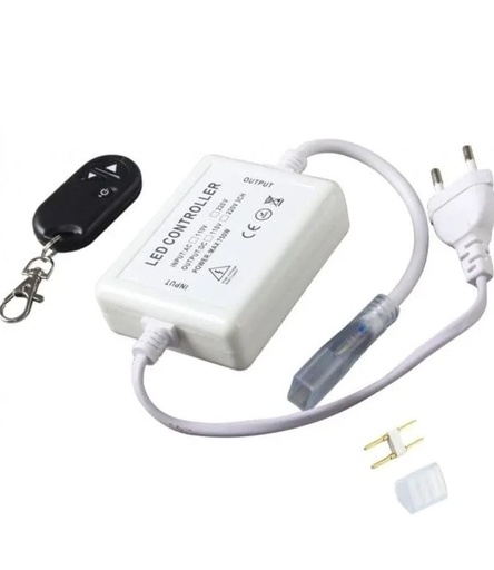 [3428] RF trådløs dæmper med fjernbetjening - Inkl. endeprop, til 230V (Type Q), memory funktion