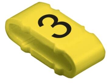 [7928034834] KABELMÆRKE 3 GUL CLI M 2-4