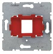 [7917047010] Berker Holder til enkelt modular jack, rød