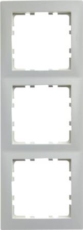 [7926001704] Berker Ramme 3 modul S.1 hvid