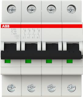[5401003821] AUTOMATSIKRING C10A 4P 6KA 4M