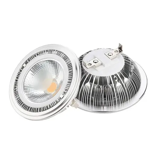 [721-7627] LED spot - 5W (65W), Varm hvid, 12V, G53 AR111