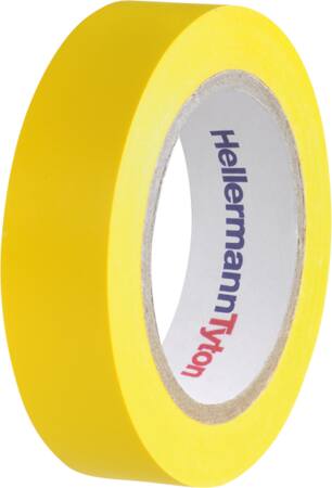 [0839102056] Hela Vinyltape, PVC isolerbånd 15 mm X 10 m, gul