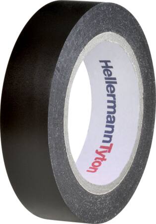 [0839102072] Hela Vinyltape, PVC isolerbånd 15 mm X 10 m, sort