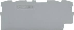 [5421806671] Ende- og mellemplade 0,8 mm grå 2002-1491