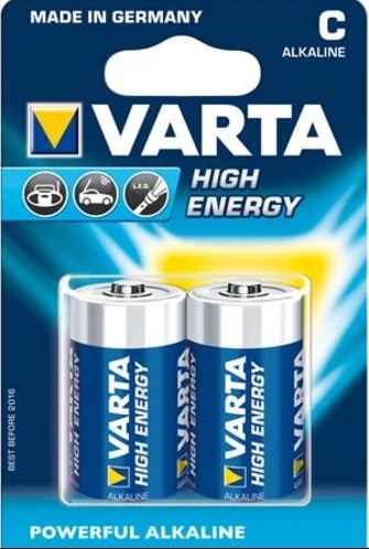 [9494000099] High Energy alkaline C batteri  2 stk