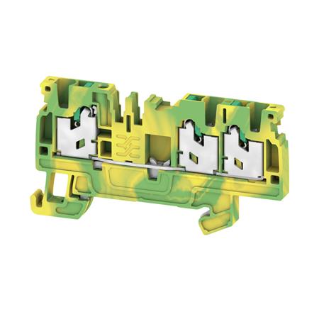 [5401003909] SNAP IN KLEMME 3-POL 2,5MM GUL/GRØN