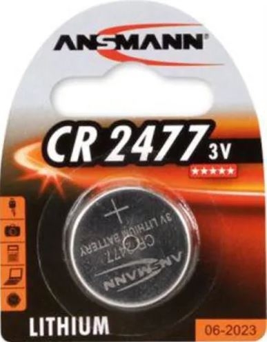 [0894101762] CR2477 Lithium 3,0V knapcelle batteri