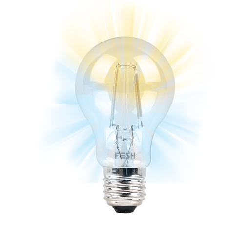 [208001] FESH SMART HOME LED Standard kold/varm DEKO E27 5,5W klar