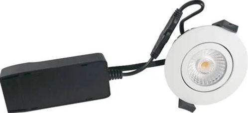 [5442804089] LED spot ECO 6W 35° - rund hvid 2700K