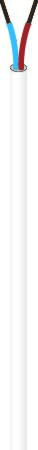 [3032305039] Rund PKL 2x0.75 hvid 100m