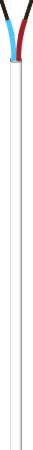 [3032305068] Ledning PKLF 2x0,75 hvid R100