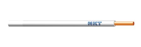 [3032090739] Installationsledning NOVL 1X1,5 hvid Kas100