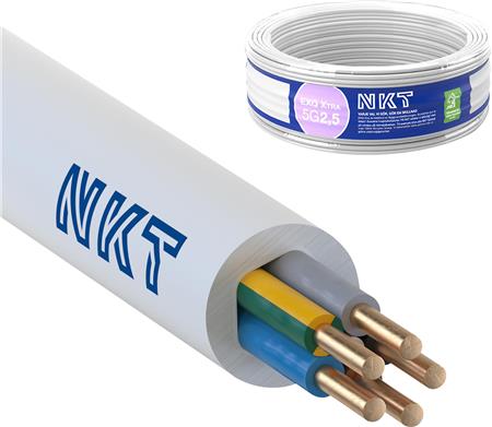 [3033149401] Kabel EXQ XTRA DCA 5G2,5 hvid R50