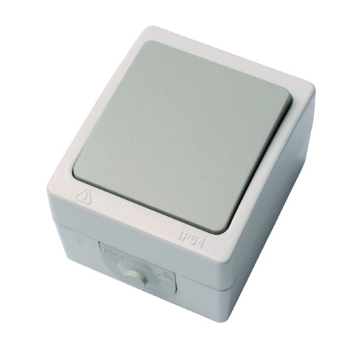 [7817101412] Afbryder (korrespondance) IP54 grå