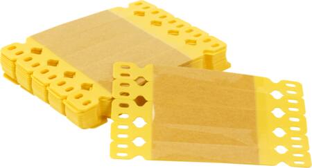 [9897003046] MÆRKEBJÆLKE GUL 128X15/80X15MM