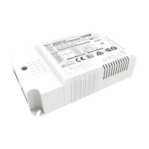 [4356] Lifud 45W 5i1 LED driver - Push dæmp, 0-10V og DALI, Sync, flimmer fri, passer til vores 29W, 36W og 45W store LED paneler