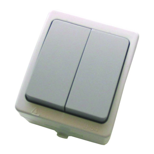 [7817101425] Krone afbryder IP54 grå