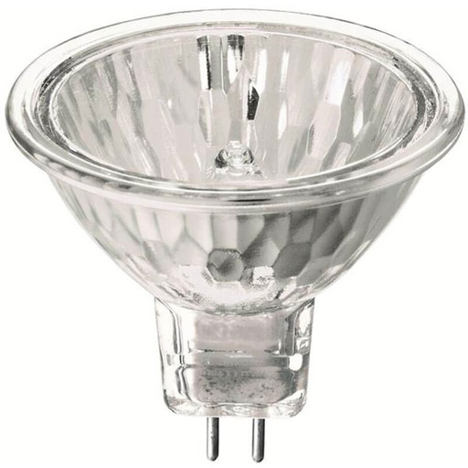 [JR1516] Halogenpære Alu. 50W 12V GU5,3 - 60º