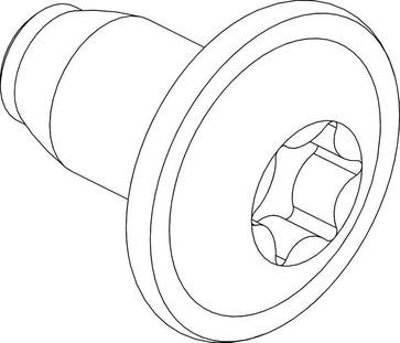 [1914070031] SKRUE, GEVINDFORMEDE, TORX