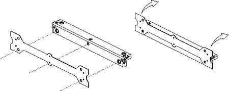 [5401002680] Skabsskinne samlebeslag, 1,5M