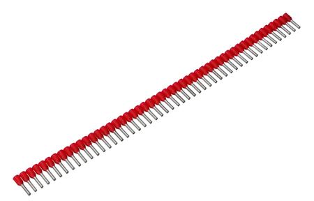 [5421600026] TERMINALRØR RØD 1,0MM BÅND