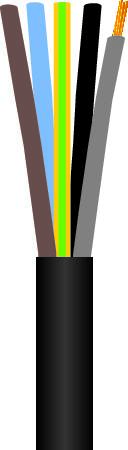 [5500000097] GUMMIKABEL 5G2,5 H07RN-F RING MED 100 M