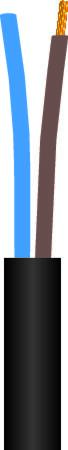 [5500000194] GUMMIKABEL 2X1,0 H07RN-F RING MED 100 M