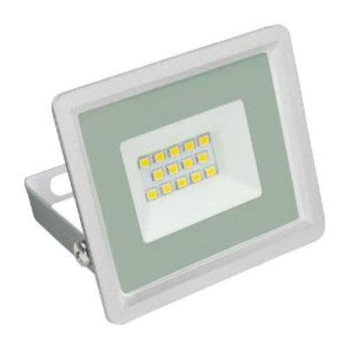 [SLI029052NW-PW] 10W LED Projektør 4000K 975 Lumen