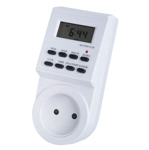 [8652007] Stikkontaktur uge digital U/J