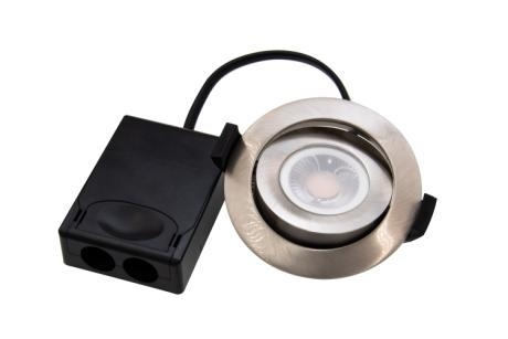 [768122] DIOSPOT 25 DOB stål 6W 927/930 350lm 55°