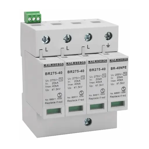 [5271704] Transientbeskyttelse klasse 2, 3P+N, 275V, Relæ