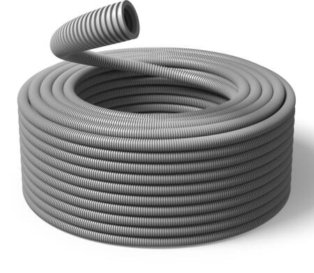 [0300400090] FLEXRØR 16MM HALOGENFRI GRÅ RG100