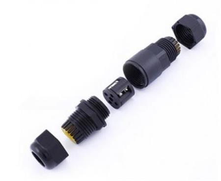 [5401025553] IP68 KABELSAMLER, SORT