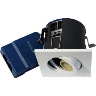 [5442020054] BLUE-DL 66 G2 FIRKANTET GU10 KIP HVID