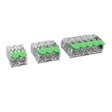 [7800437007] Skrueløs samlemuffe 3x0,2-4 mm2 Transparent
