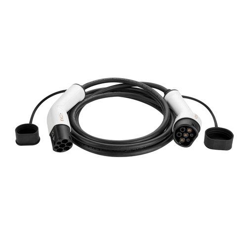 [EA90205] EV LADEKABEL TYPE 2 32A 10 M HVID