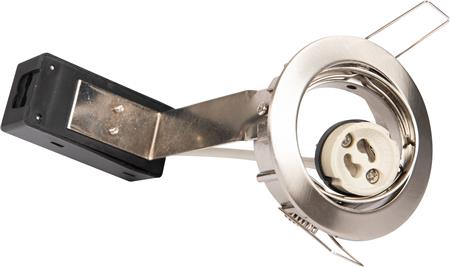 [5442636341] ZAMAX 35W KIPBAR 230V GU10 BØRSTET STÅL