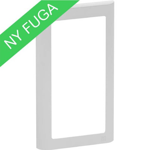 [1017056693] LK Fuga ramme SOFT 63 2m lodret - lysegrå