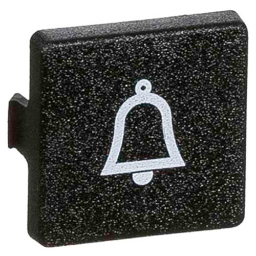 [1092000376] Minimodul trykplade m / symbol klokke  sort