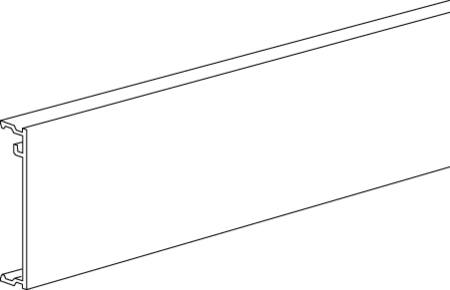 [9136715626] FRONT 80 MM HVID 2,5 METER RAL 9010