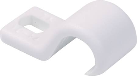 [9139150084] KABELBØJLE HVID PLAST TK 5-7MM
