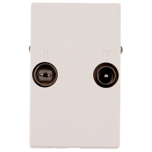 [8287234413] Triax antenneudtag TV og R sløjfedåse hvid TD263E