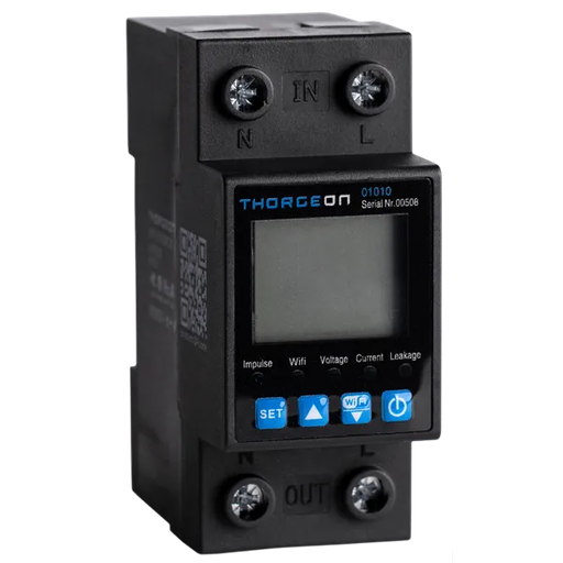 [01010] WIFI-Bimåler / Elmåler KWH med indbygget ur