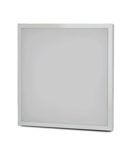 [8629] 60x60 LED panel i ramme - 40W, indbygget i hvid ramme, til direkte montering
