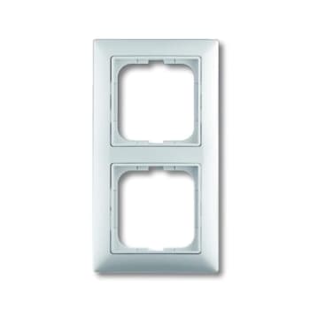 [5417517466] Basic55 Ramme 2 Moduler mat hvid
