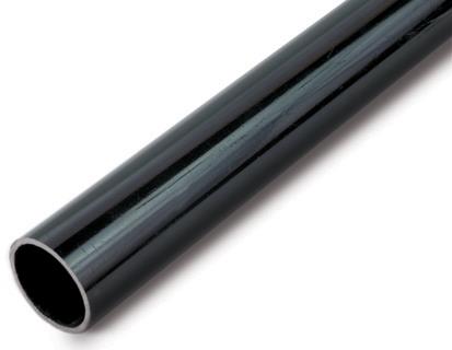 [5401017273] STÅLRØR 16 MM SORT LAKERET METAL 3 METER (Sælges kun i hele længder)