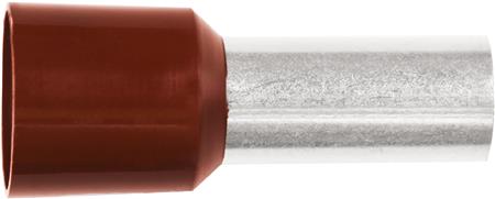 [2921111908] ISO. TERMINALRØR 25MM² L16 BRUN