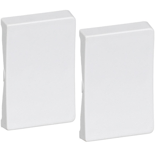 [1017025530] OPUS 66 tangent for krone, dobbelt korrespondance, afbryder med 1/2 modul lampe, hvid